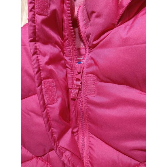 CB SPORTS Girls Puffer Jacket, Large (14-16), Pink Coat + Free Fleece Beanie - Picture 10 of 15